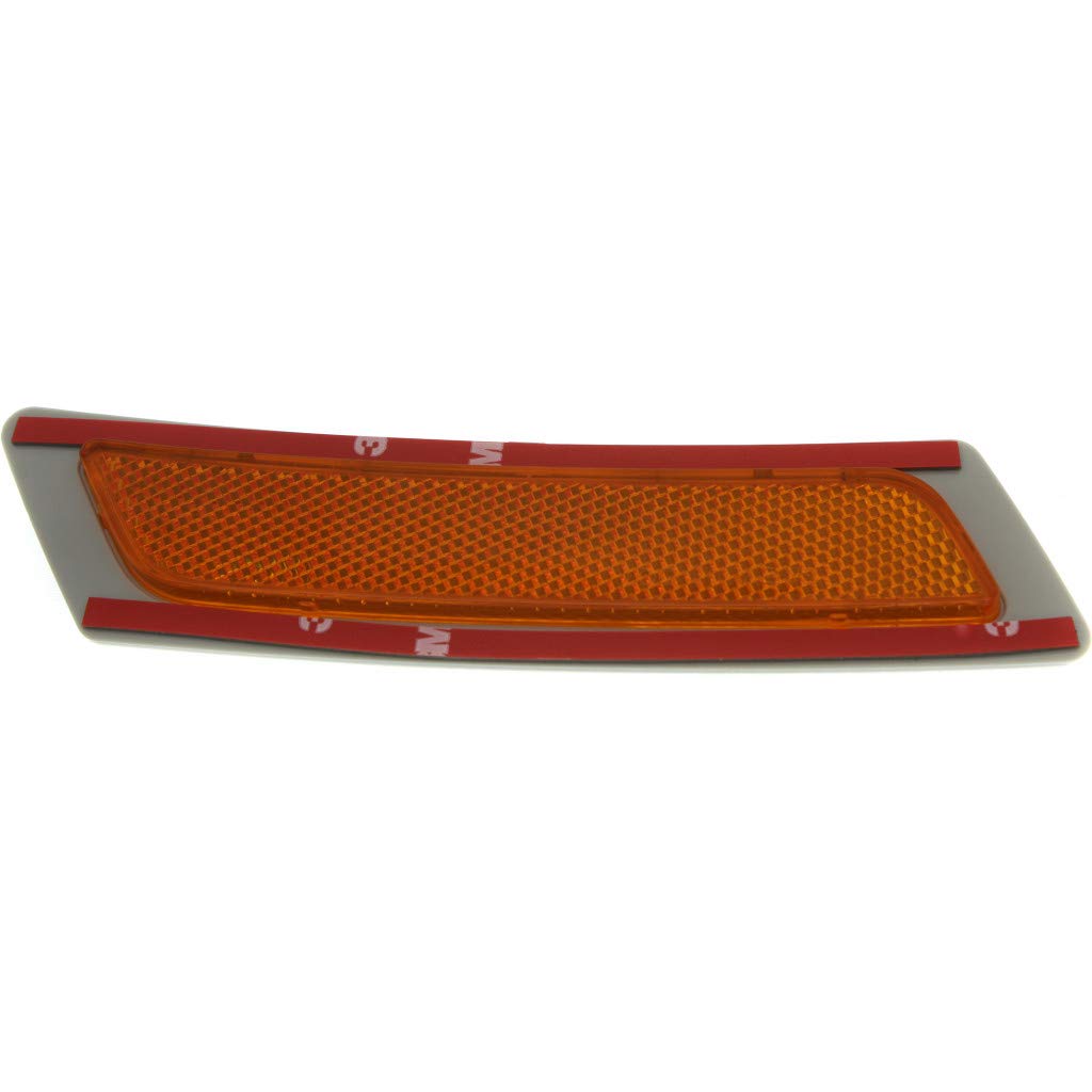 Left front bumper reflector new CAPA certified aftermarket BMW 640I 2012-2018