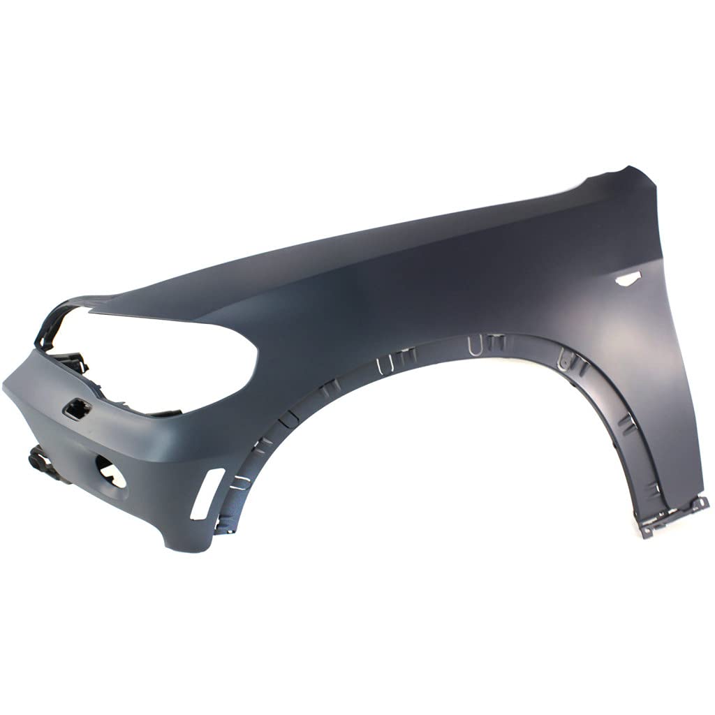 Left front fender assembly new CAPA certified aftermarket BMW X5 2007-2010