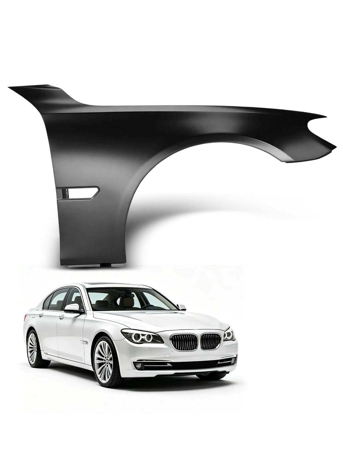 Right front fender assembly new aftermarket replacement BMW 750I 2009-2015