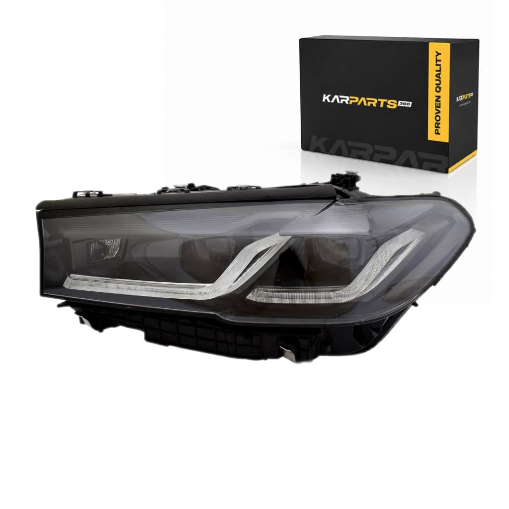Left headlamp assembly composite used genuine OEM BMW 530E 2021-2023
