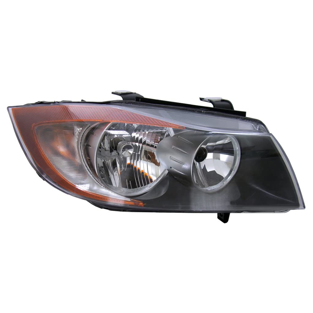 Right headlamp assembly composite new CAPA certified aftermarket BMW 328I 2007-2008