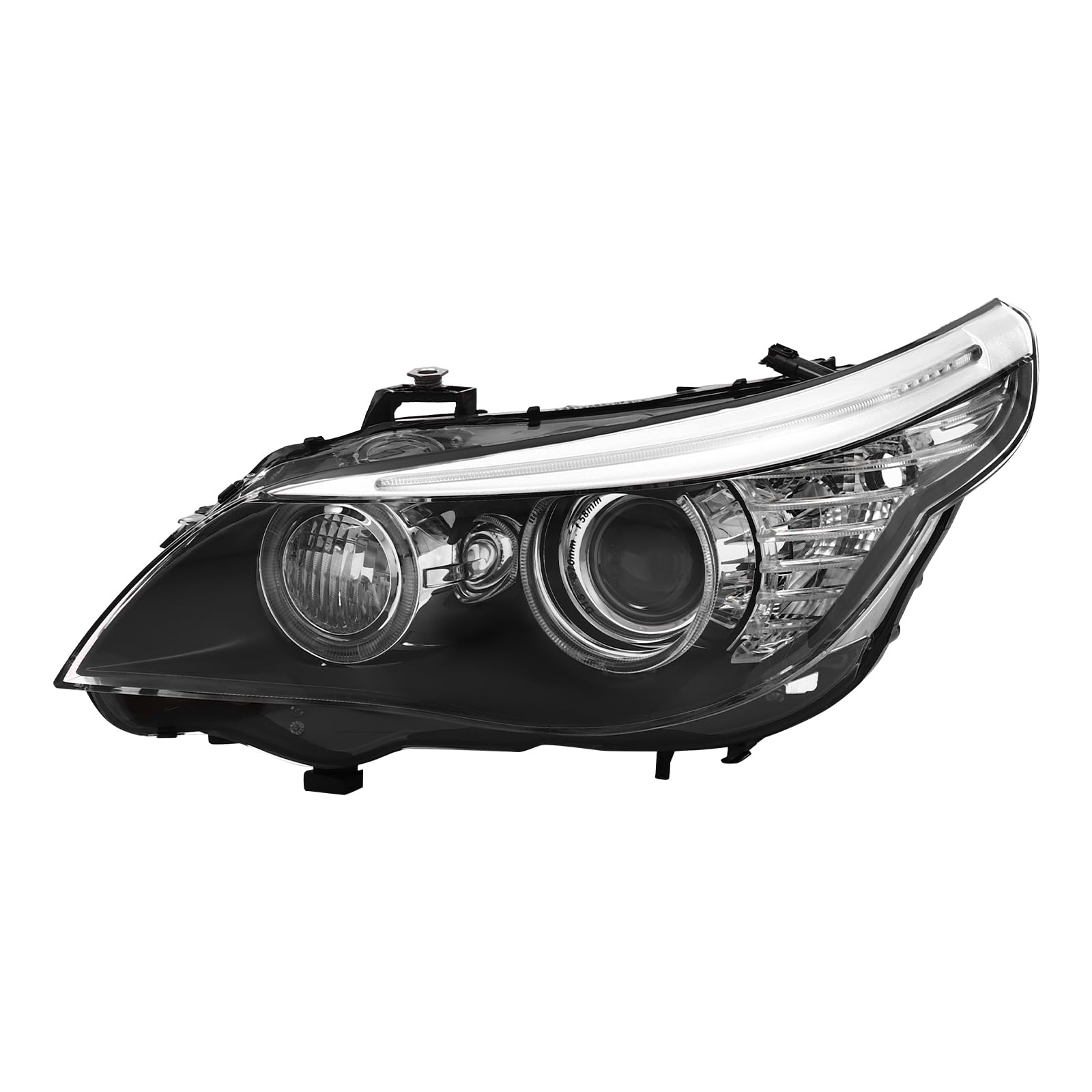 Left headlamp lens/housing used genuine OEM BMW 528I 2008-2010