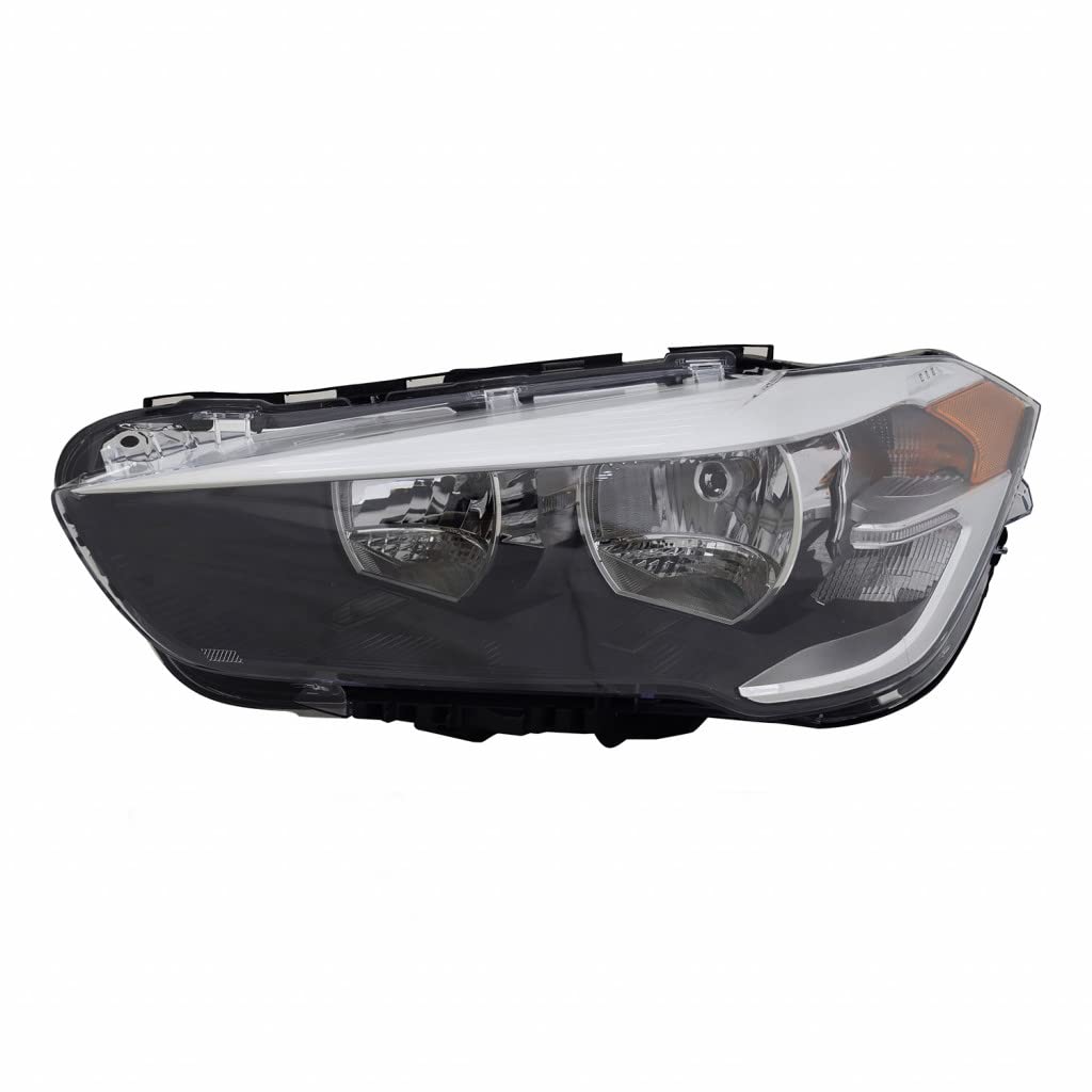 Left headlamp lens/housing new CAPA certified aftermarket BMW X1 2016-2022