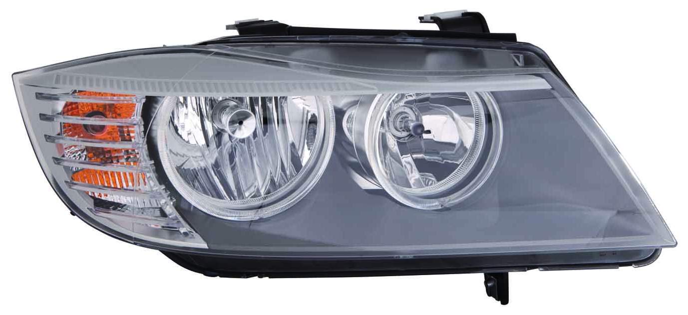 Right headlamp lens/housing new aftermarket replacement BMW 328I 2009-2011