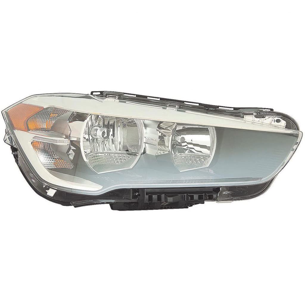 Right headlamp lens/housing new CAPA certified aftermarket BMW X1 2016-2022