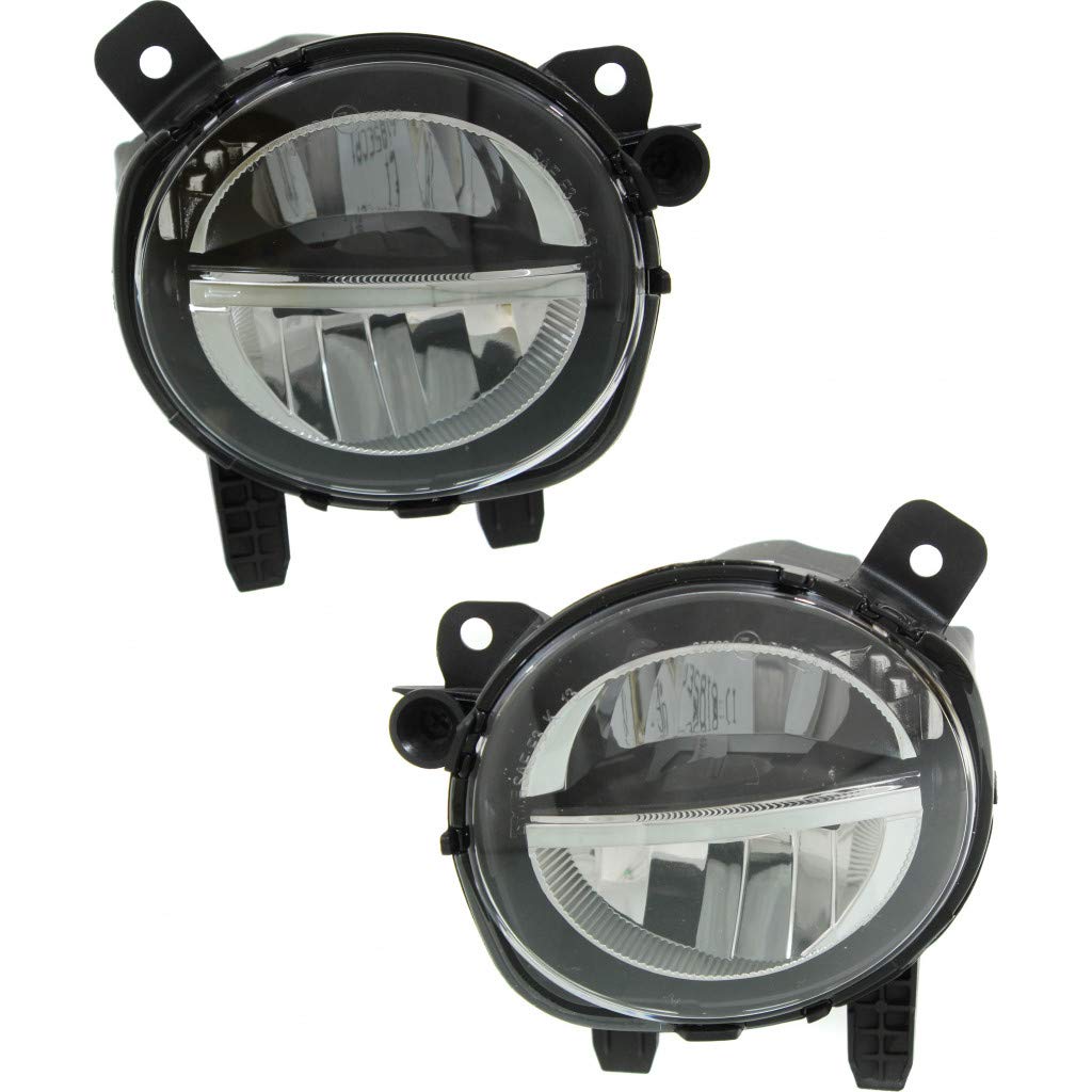 Left fog lamp assembly new aftermarket replacement BMW 320I 2012-2018