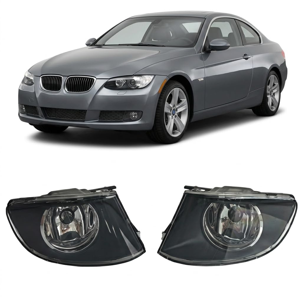 Right fog lamp assembly new CAPA certified aftermarket BMW 335I 2007-2013