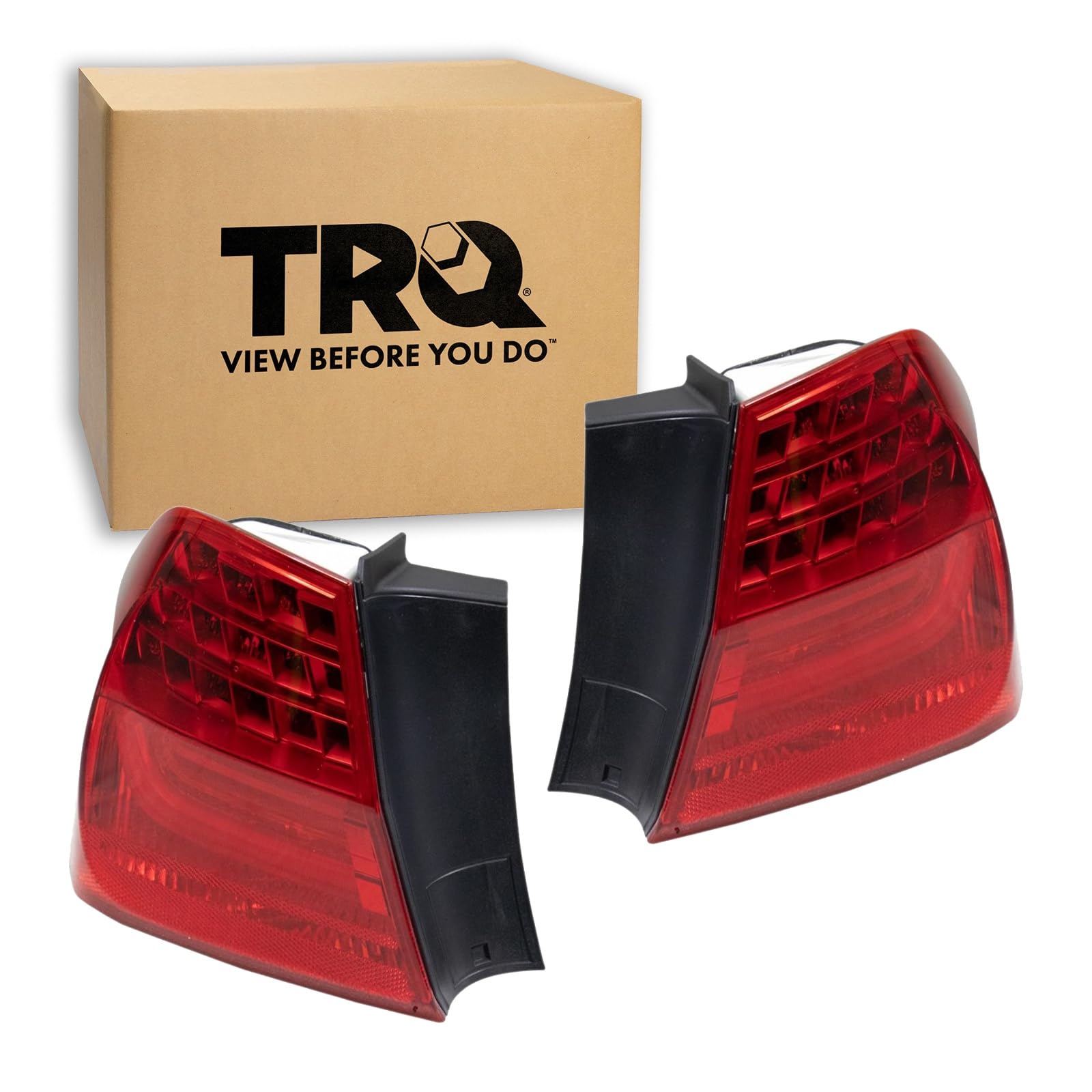 Left taillamp lens/housing new aftermarket replacement BMW 328I 2009-2011