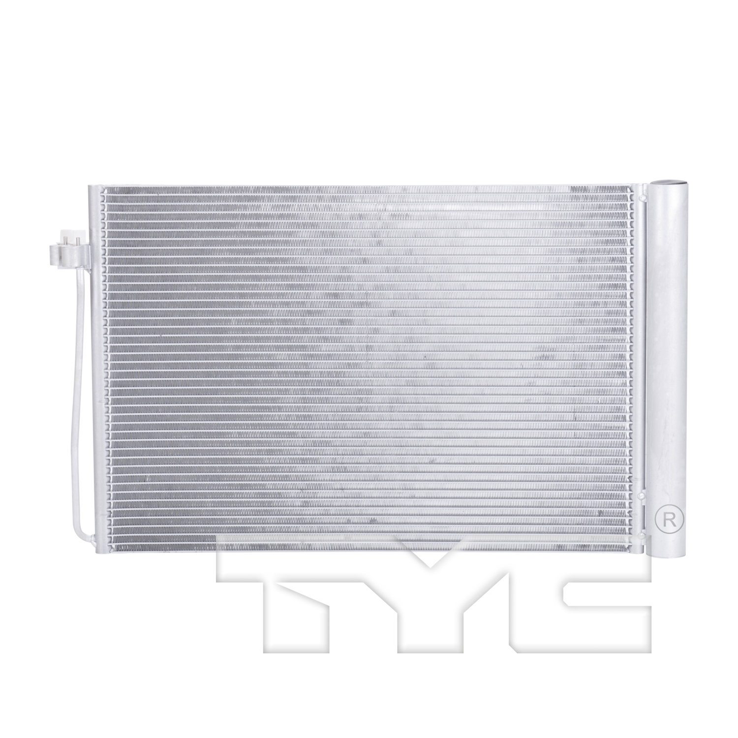 Air conditioning condenser new aftermarket replacement BMW 650I 2006-2010