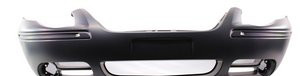 Front bumper cover new aftermarket replacement Chrysler Town & Country 2005-2007