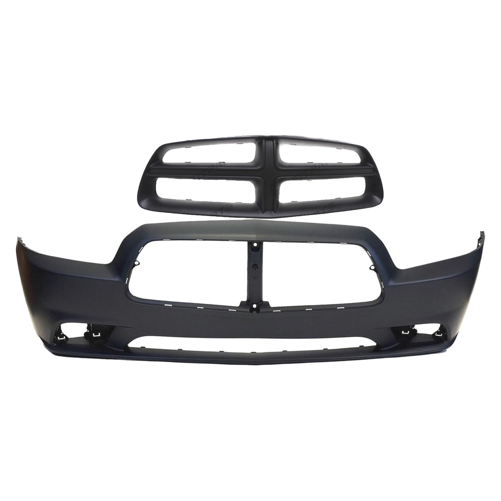Front bumper cover new aftermarket replacement Dodge Charger 2011-2014