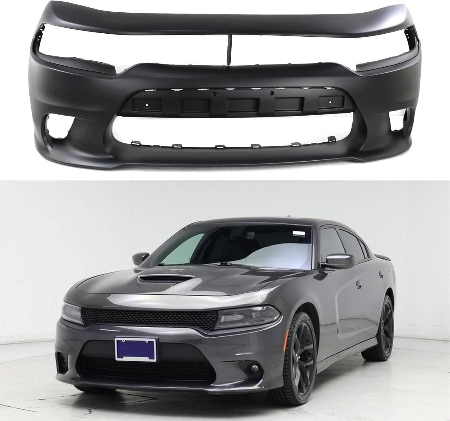 Front bumper cover new aftermarket replacement Dodge Charger 2015-2023