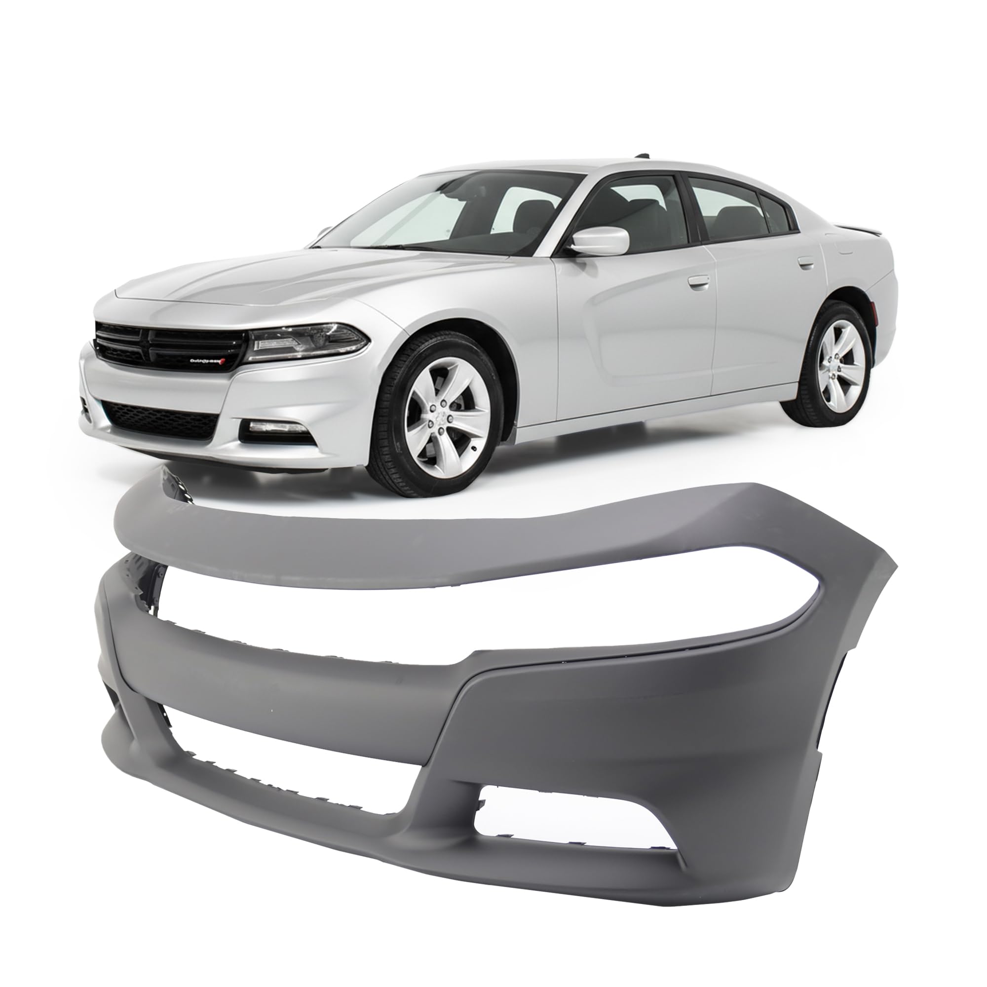 Front bumper cover new aftermarket replacement Dodge Charger 2015-2023