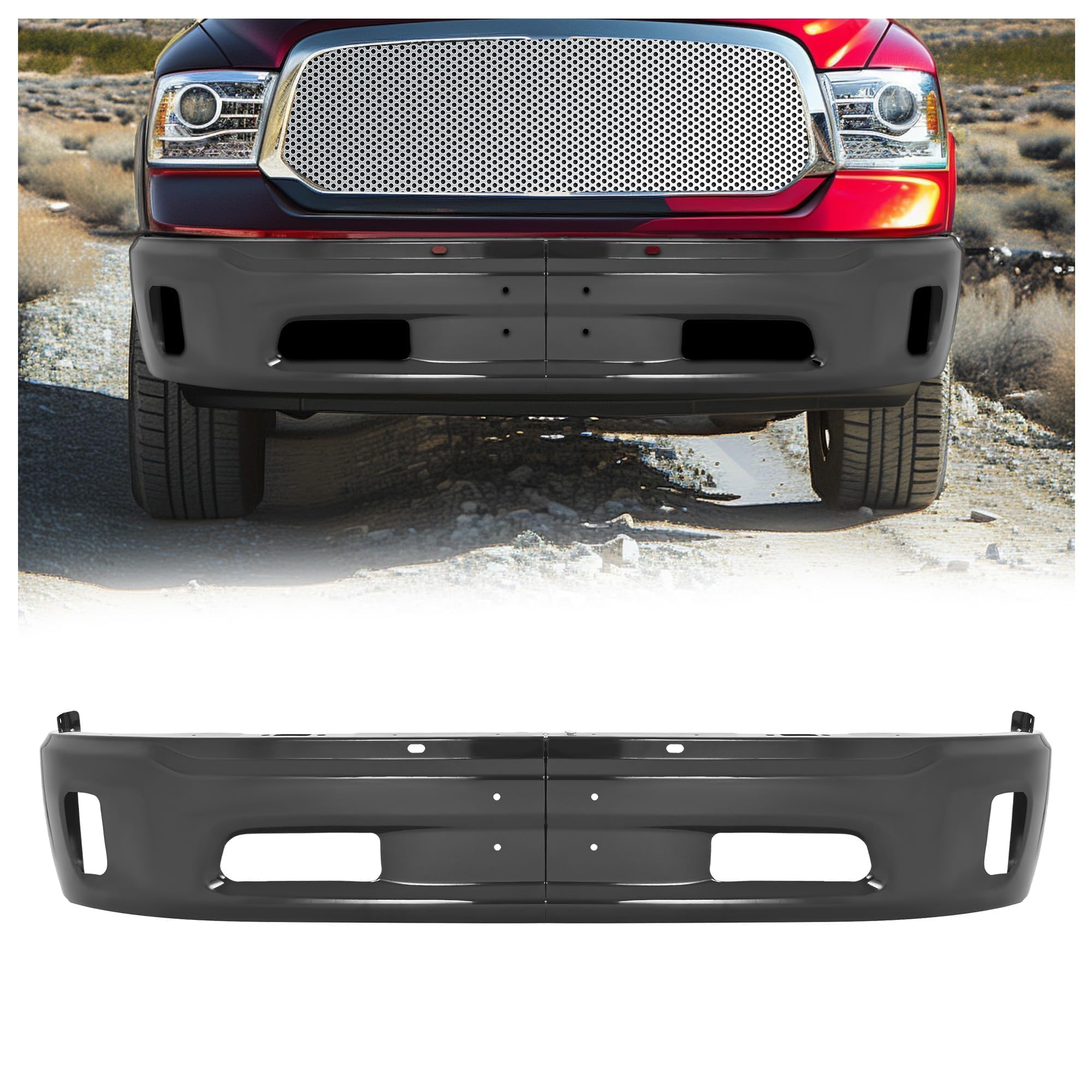 Front bumper face bar new aftermarket replacement RAM 1500 2014-2018