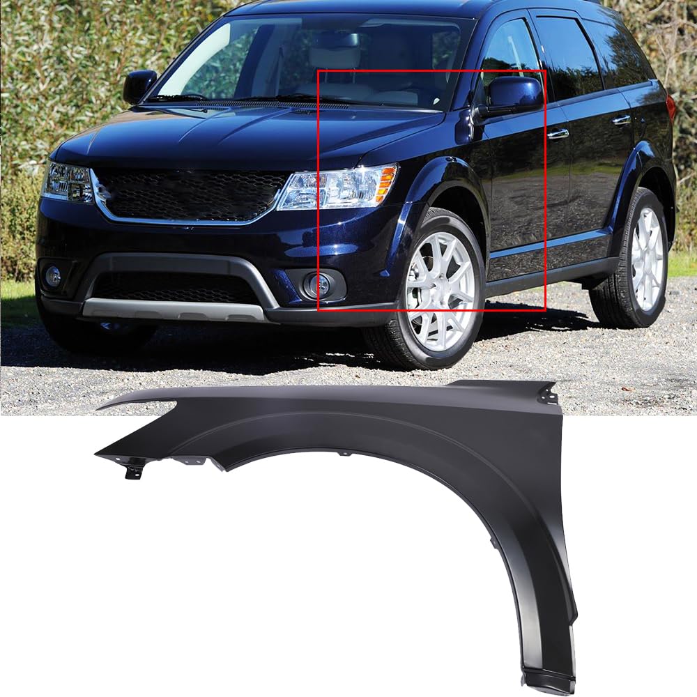 Left front fender assembly new CAPA certified aftermarket Dodge Journey 2009-2020