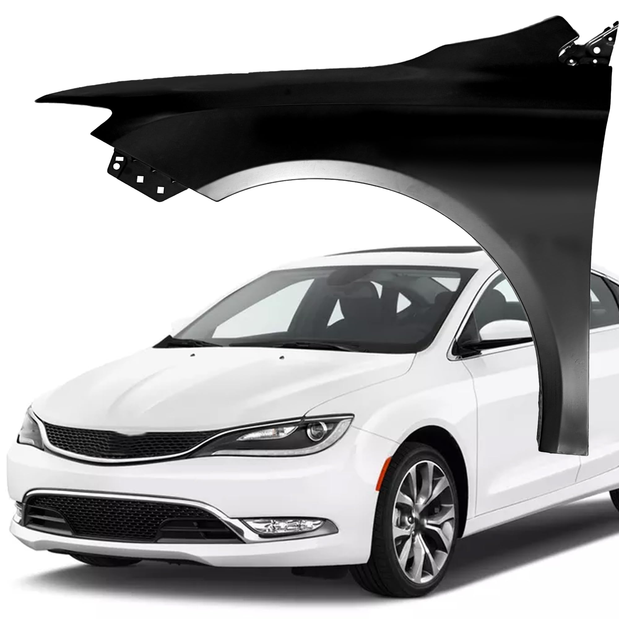 Left front fender assembly new aftermarket replacement Chrysler 200 2015-2017