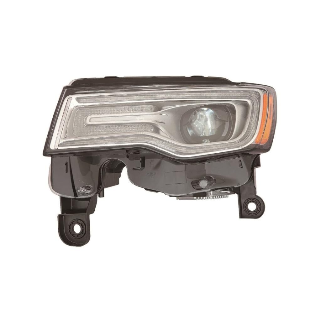 Left headlamp assembly composite used genuine OEM Jeep Grand Cherokee 2017-2021
