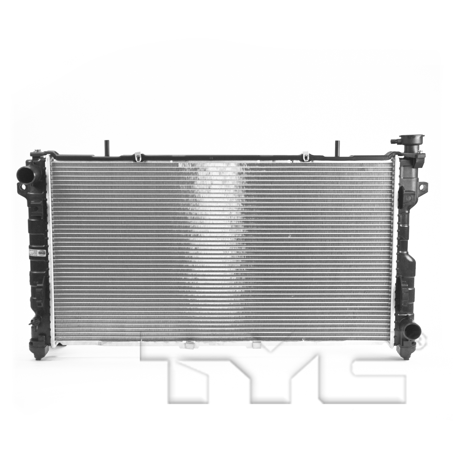 Radiator assembly new aftermarket replacement Chrysler Town & Country 2005-2007