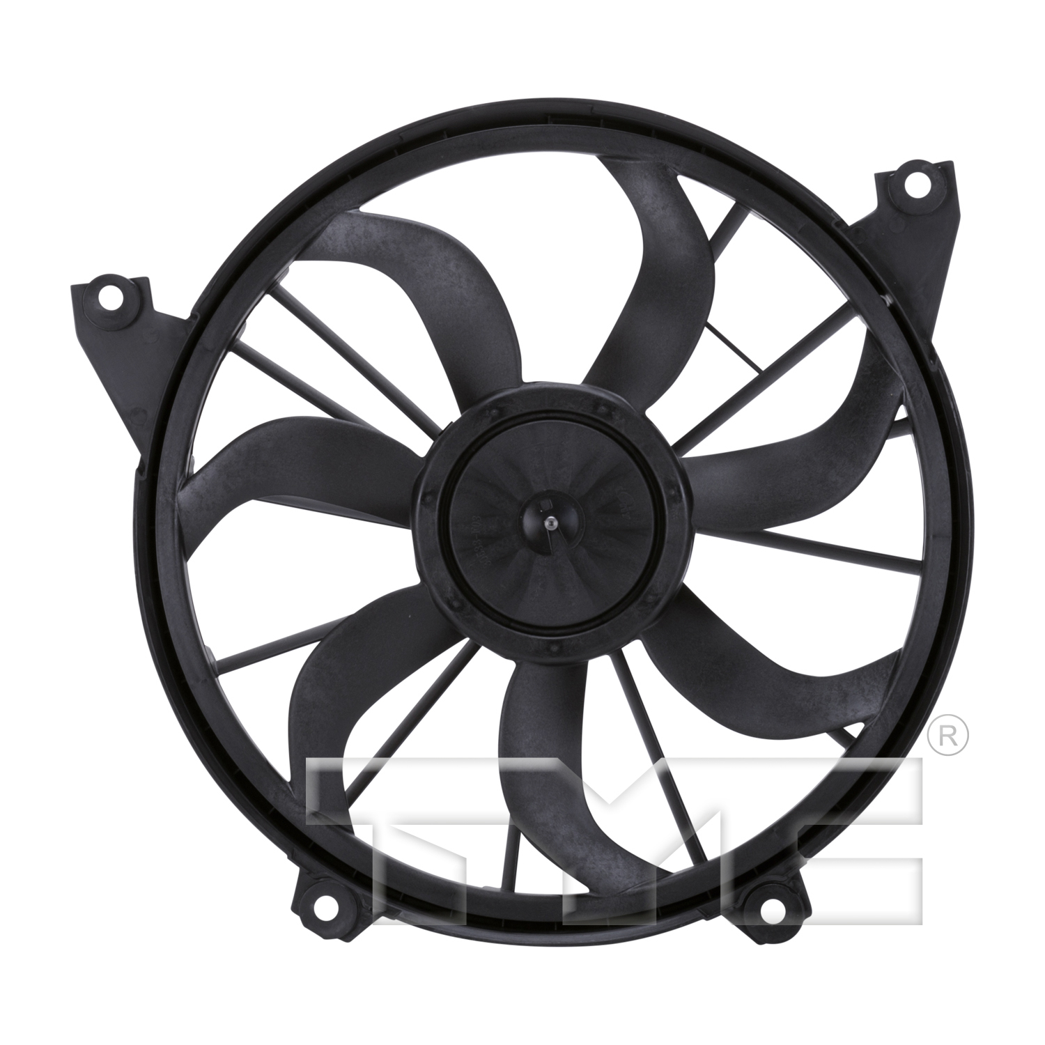 Radiator cooling fan assembly new aftermarket replacement Dodge Journey 2009-2020
