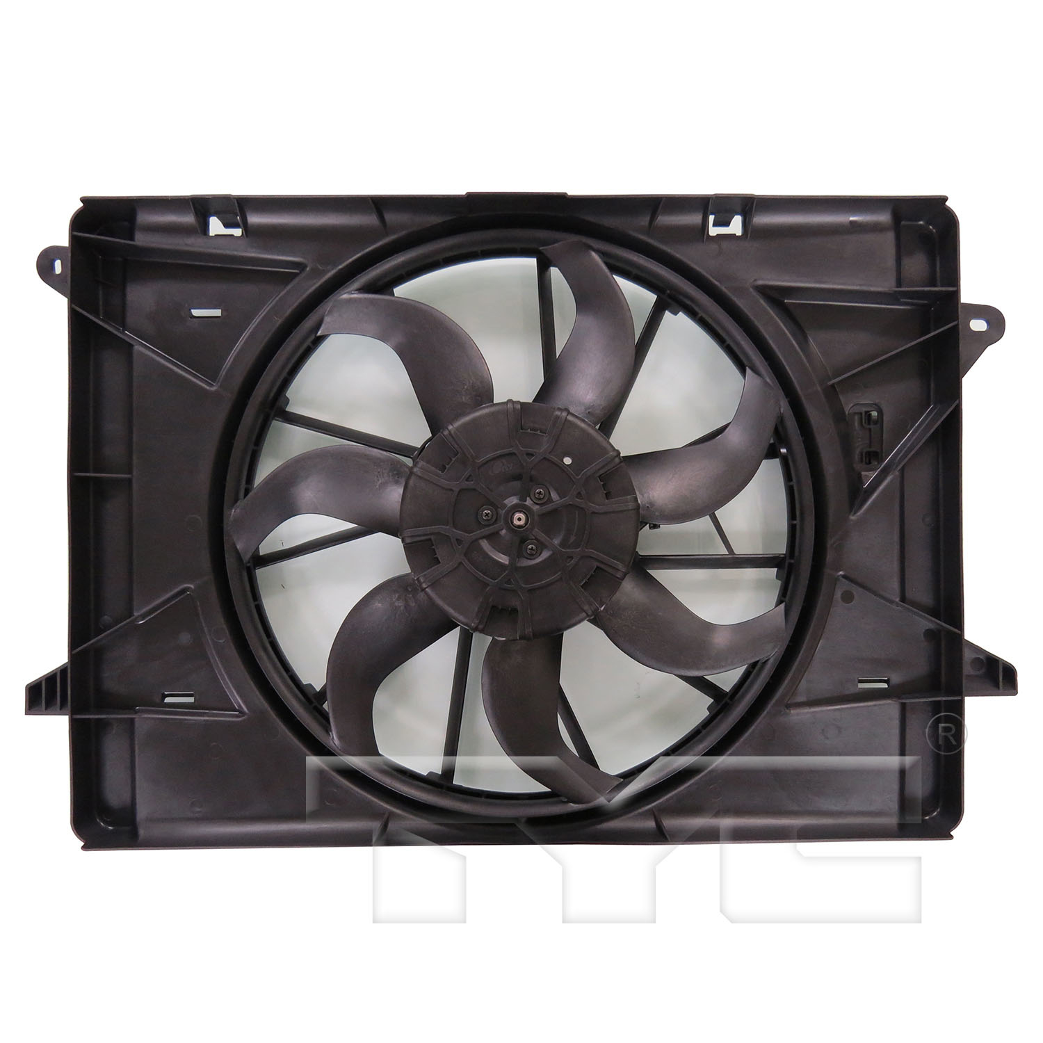 Radiator cooling fan assembly new aftermarket replacement Chrysler Pacifica 2017-2025