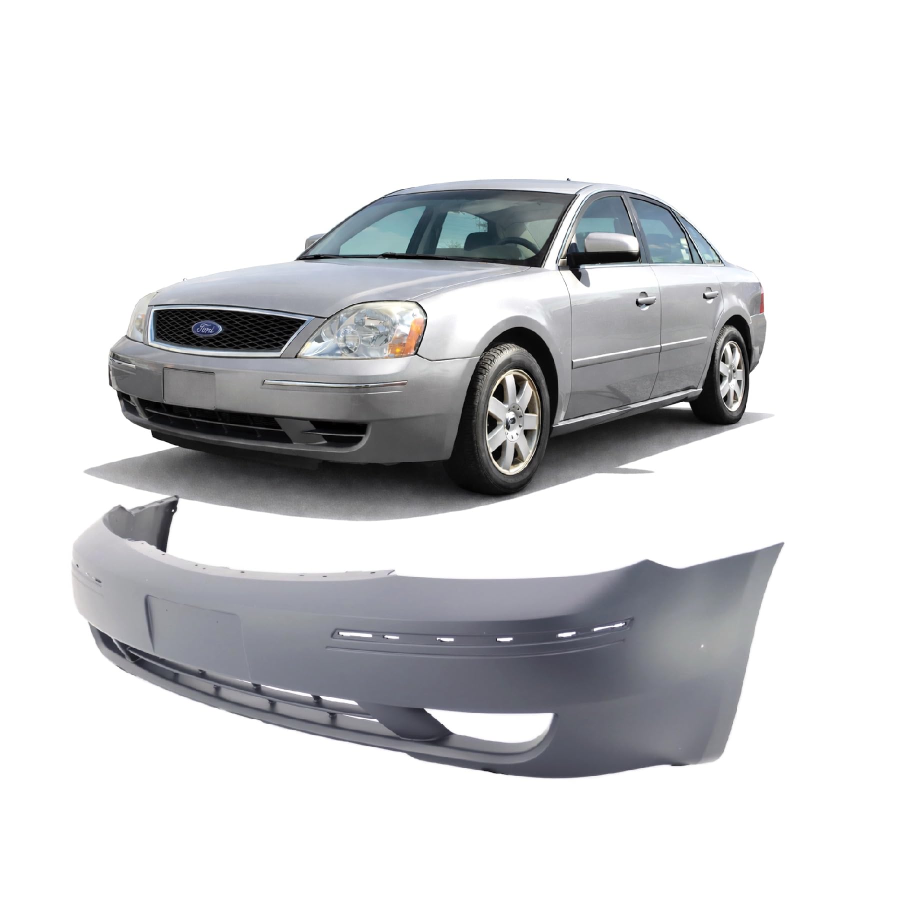 Defensa (parachoques) delantera usada original (OEM) Ford Five Hundred 2005-2007