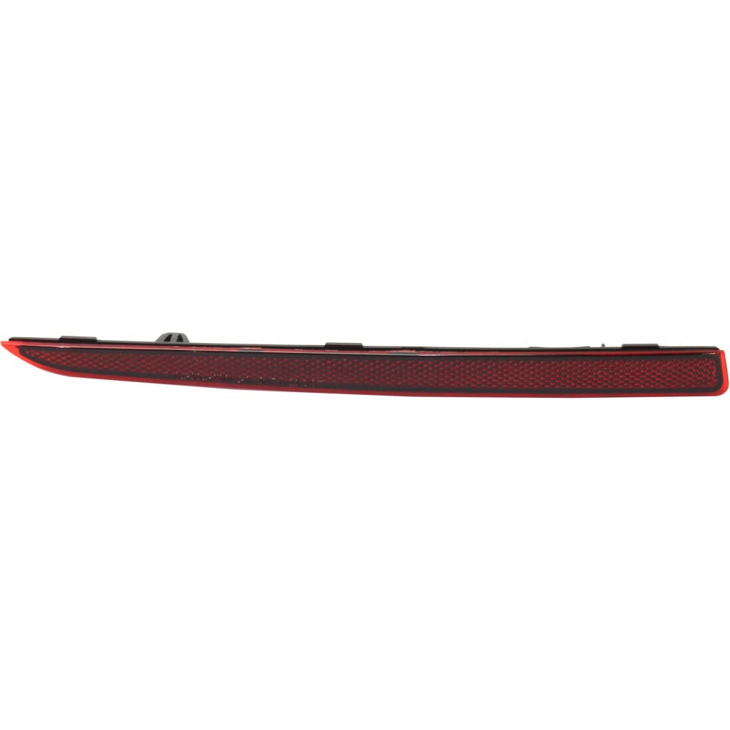 Left rear bumper reflector new aftermarket replacement Lincoln MKZ 2013-2020
