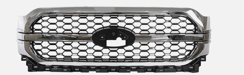 Grille assembly new aftermarket replacement Ford F-150 2021-2023