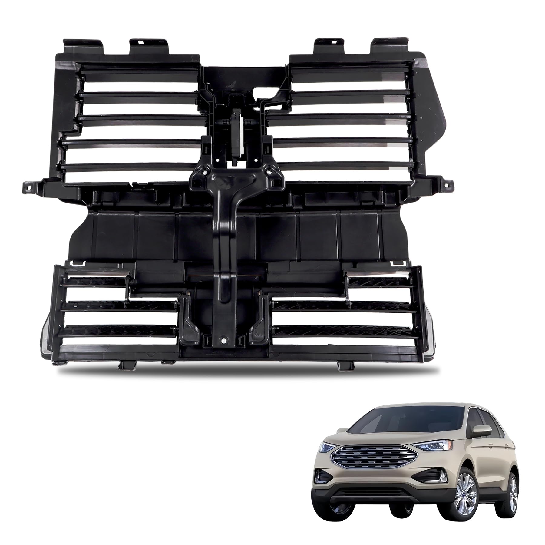 Grille air intake assembly new aftermarket replacement Ford Edge 2019-2024