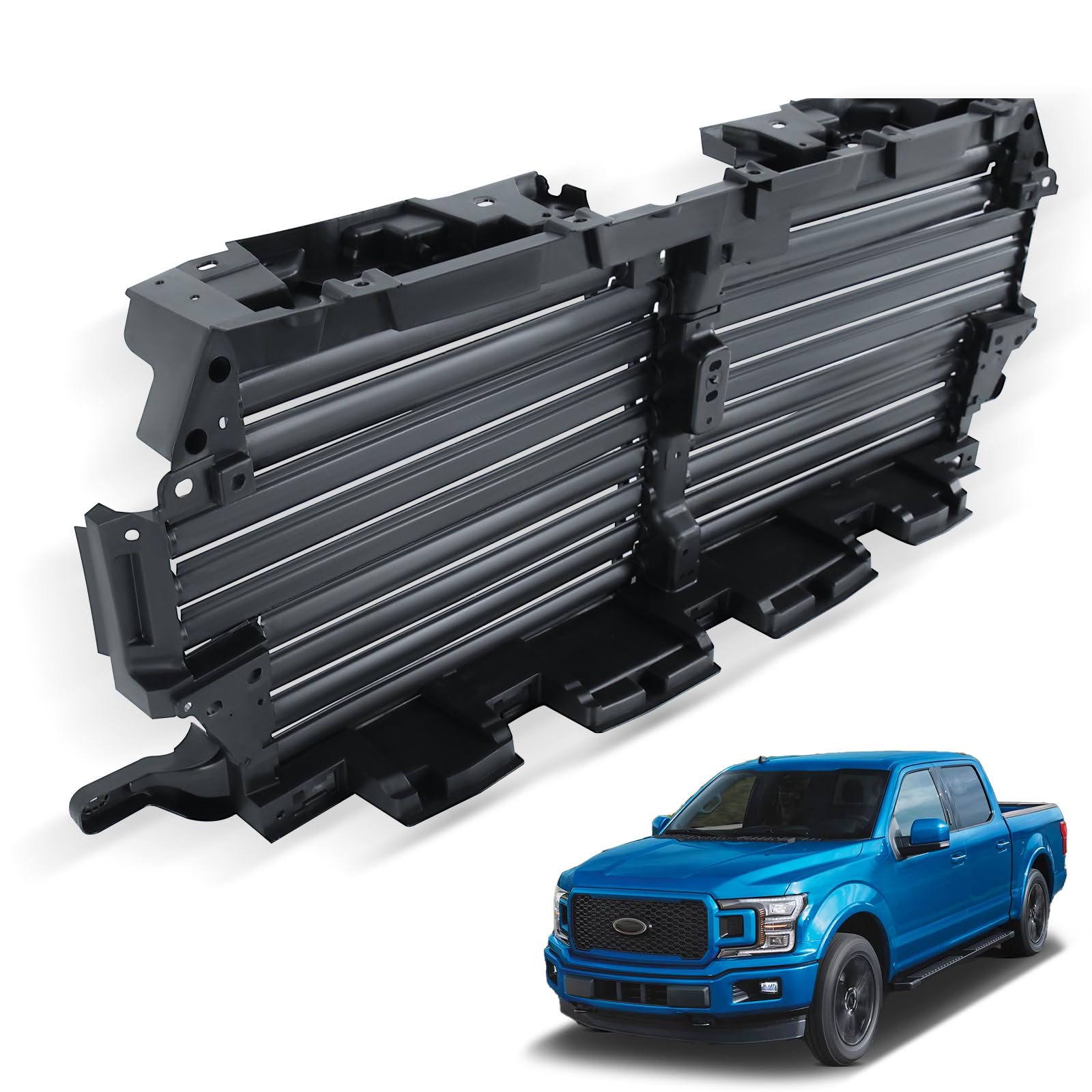 Grille air intake assembly new aftermarket replacement Ford F-150 2018-2020