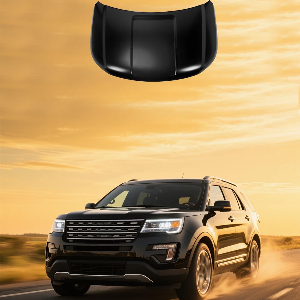 Hood panel assembly new aftermarket replacement Ford Explorer 2016-2019
