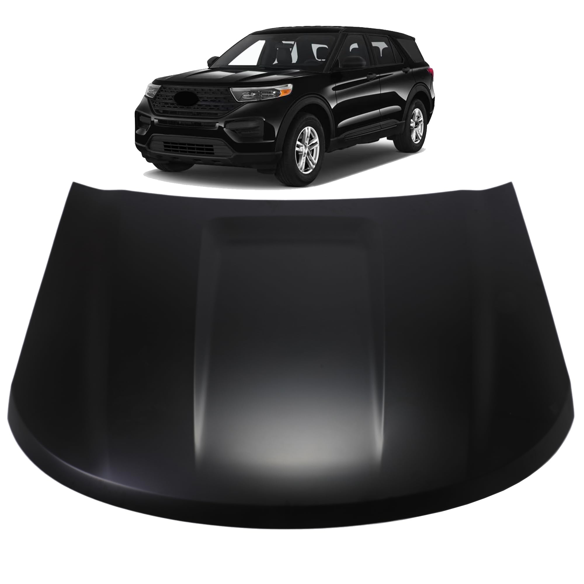 Hood panel assembly new CAPA certified aftermarket Ford Explorer 2020-2025