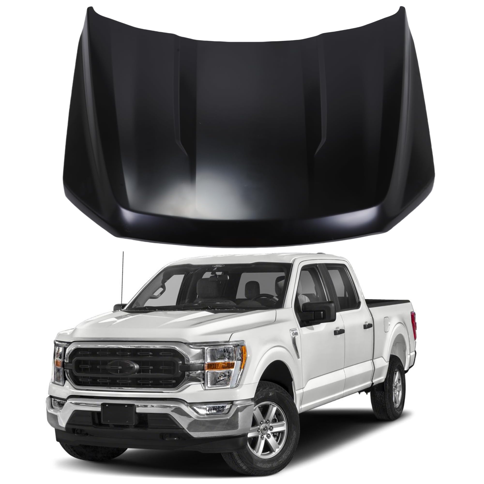 Cofre (capó) nuevo aftermarket certificado CAPA Ford F-150 2021-2025