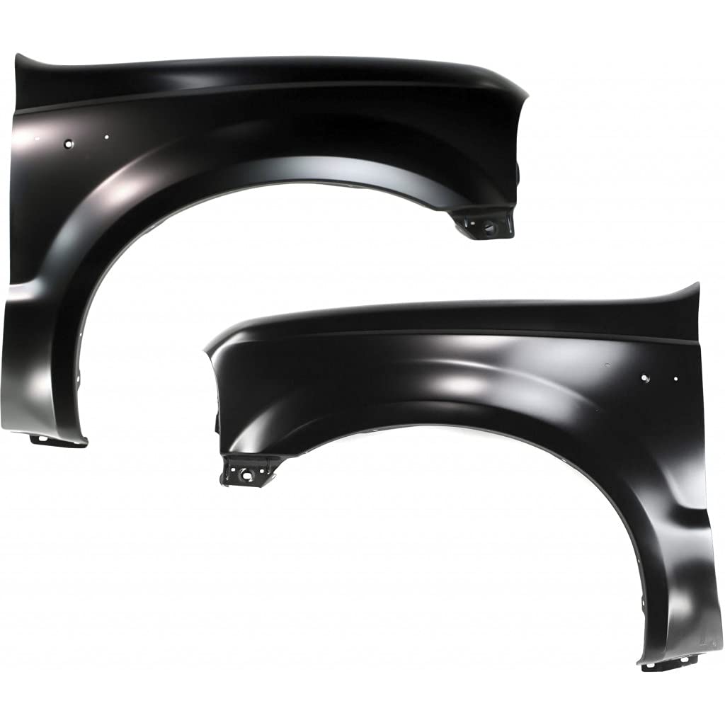 Left front fender assembly new aftermarket replacement Ford F-250 Super Duty 1999-2007
