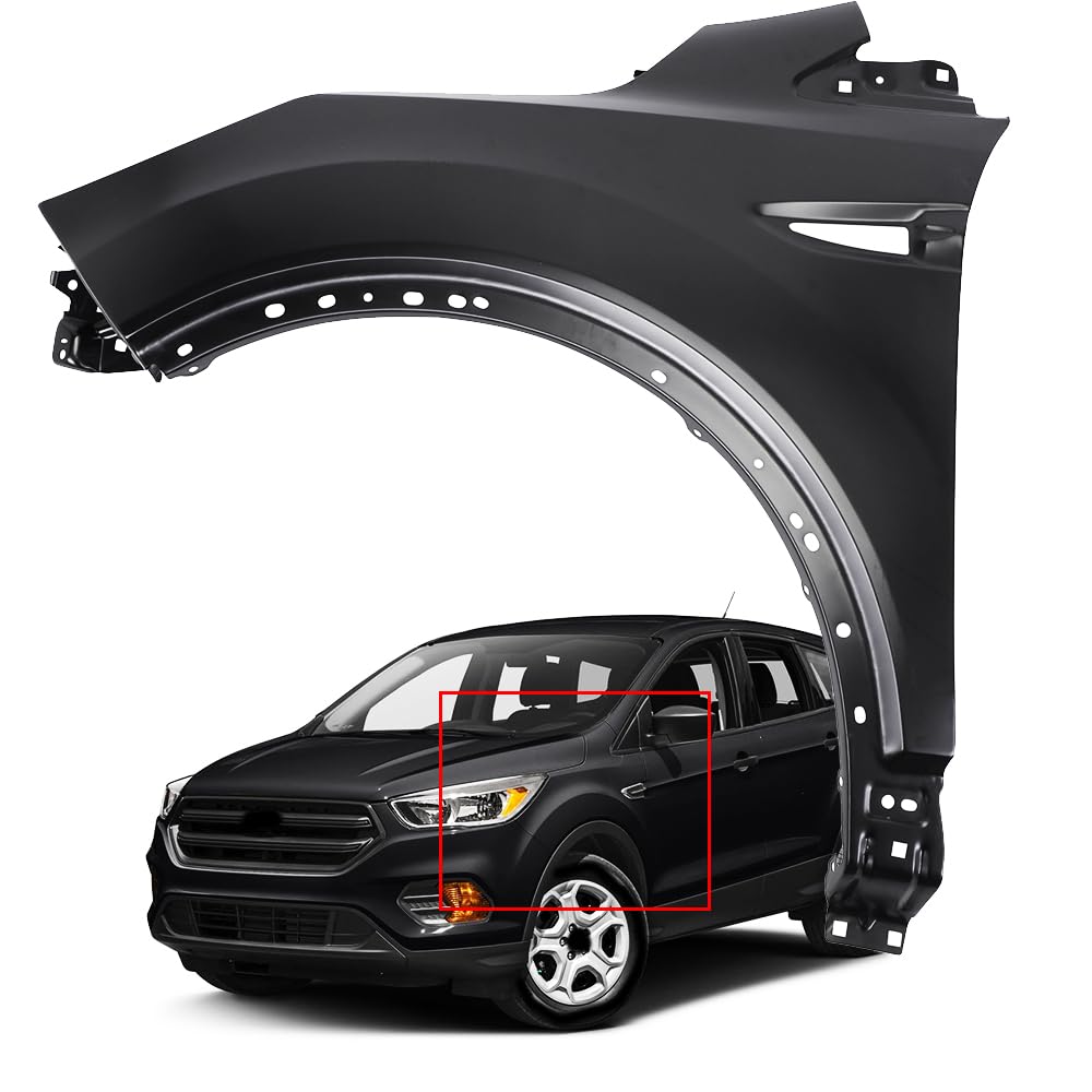 Left front fender assembly new CAPA certified aftermarket Ford Escape 2013-2019