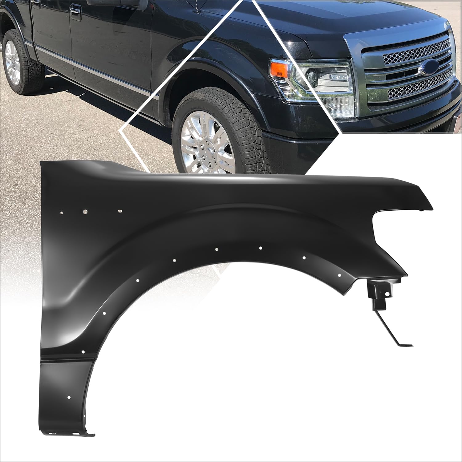 Salpicadera (guardafango) derecha nueva de reemplazo (aftermarket) Ford F-150 2009-2014