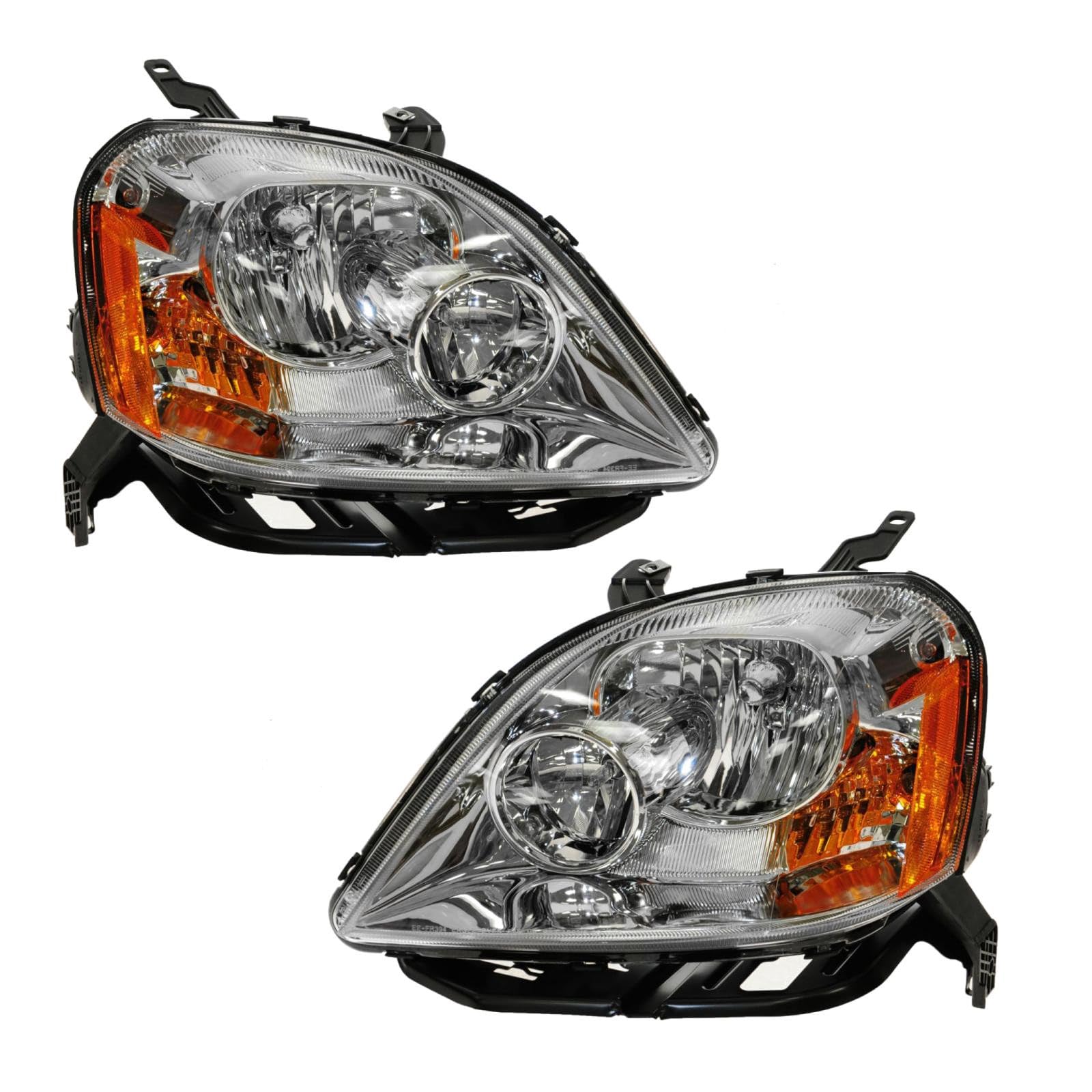 Left headlamp assembly composite new aftermarket replacement Ford Five Hundred 2005-2007