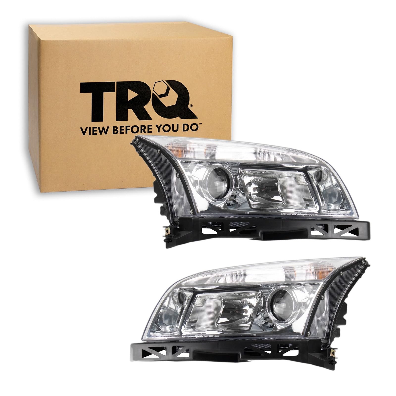 Left headlamp assembly composite new aftermarket replacement Mercury Milan 2006-2009