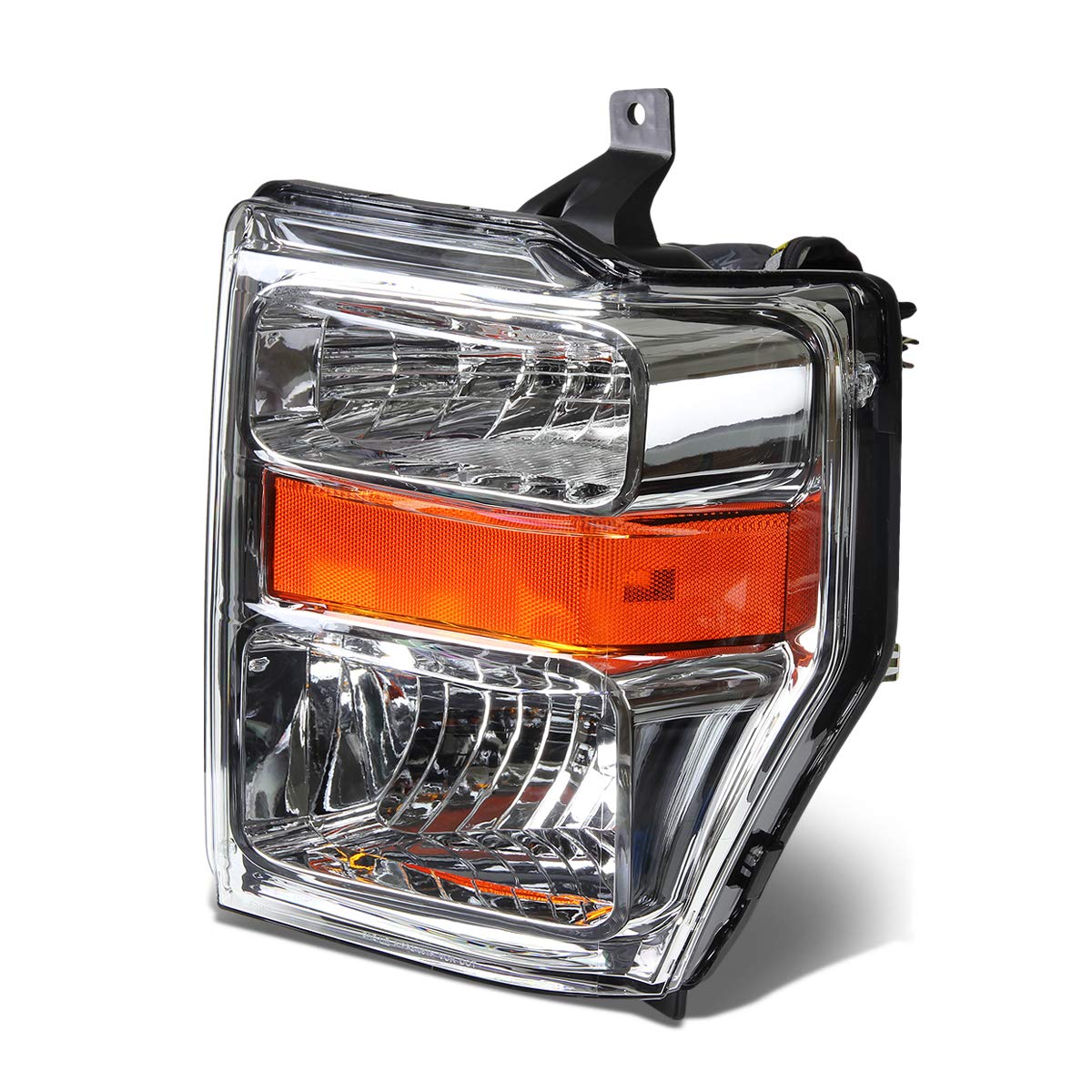 Left headlamp assembly composite new aftermarket replacement Ford F-250 Super Duty 2008-2010