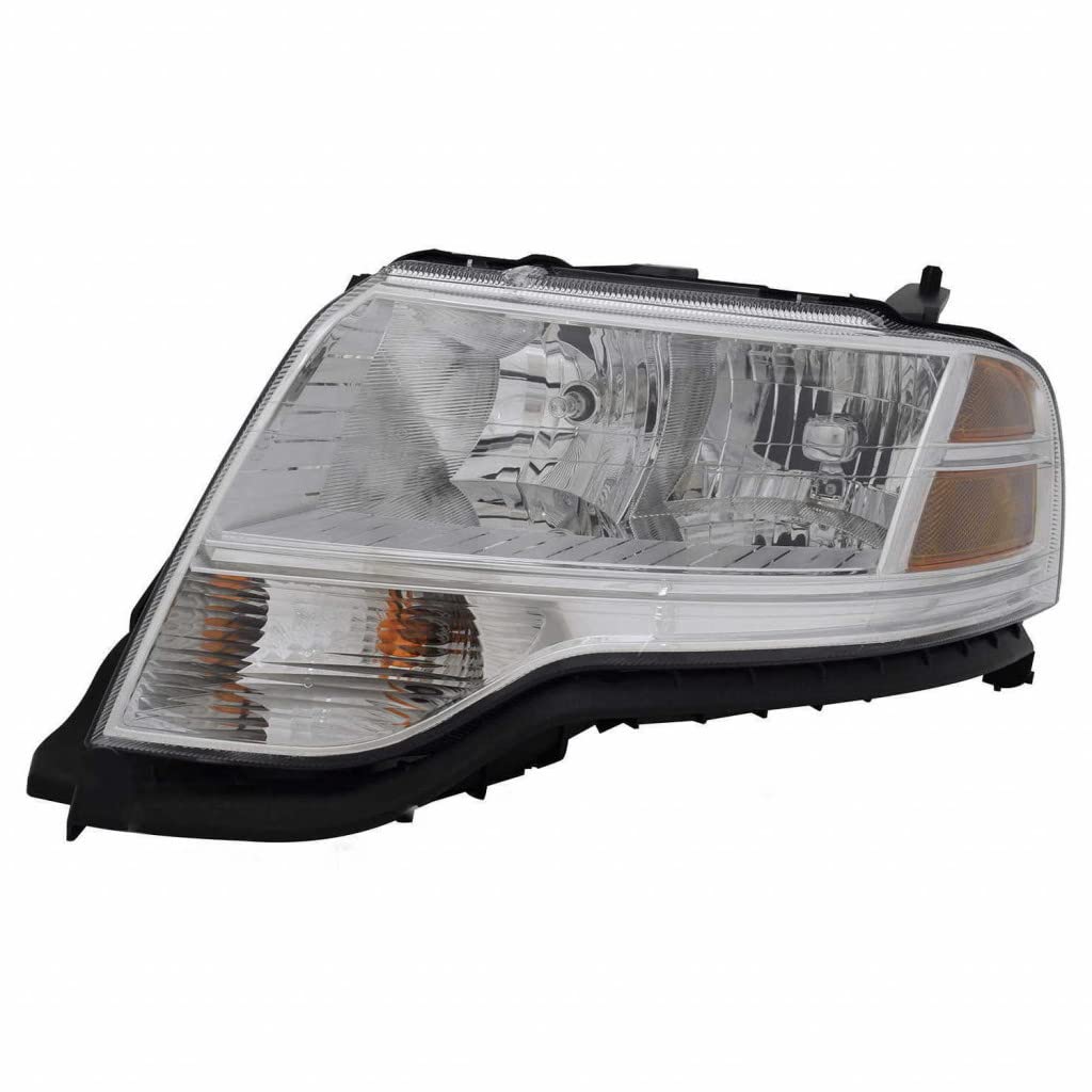 Left headlamp assembly composite new aftermarket replacement Ford Taurus X 2008-2009