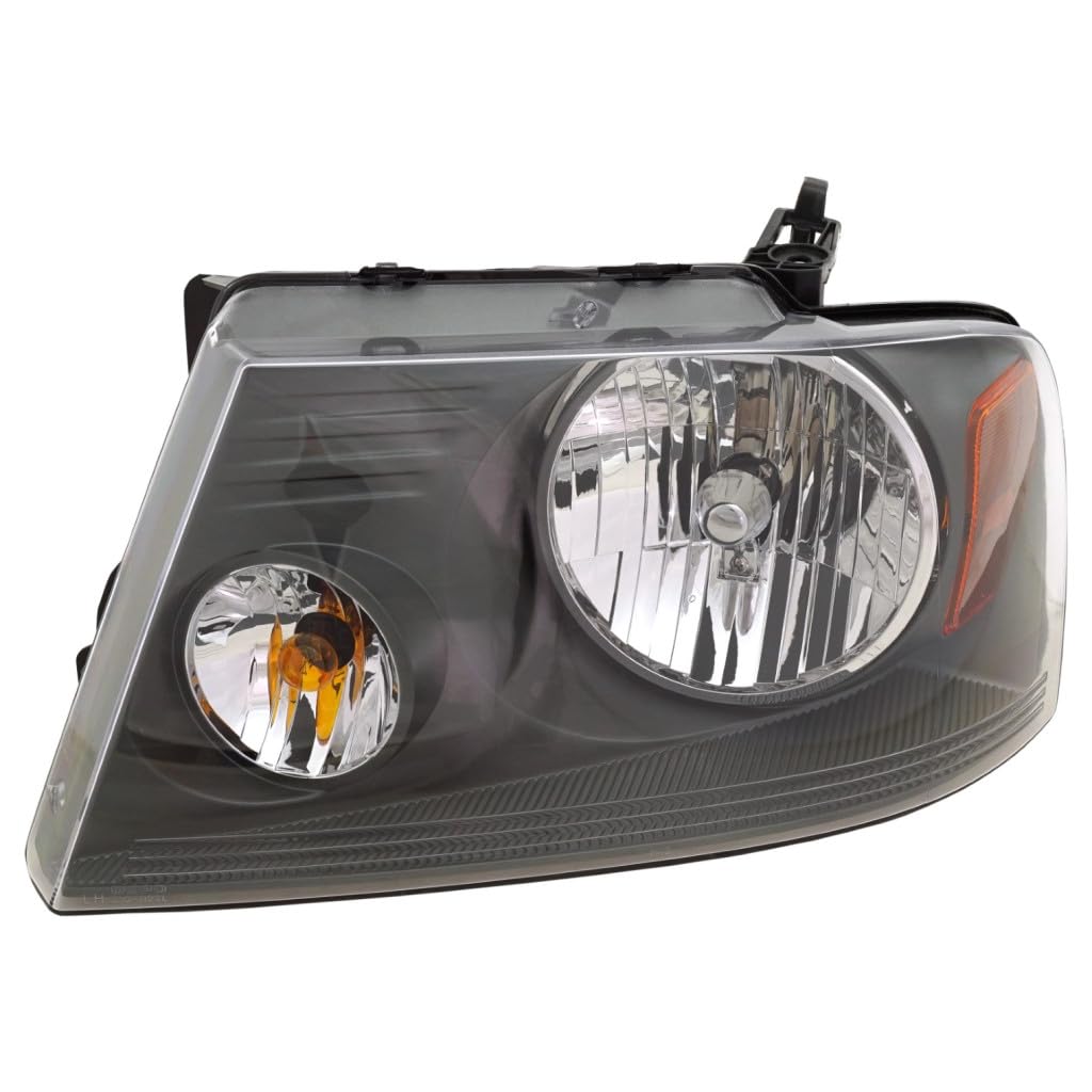Left headlamp assembly composite new CAPA certified aftermarket Ford F-150 2007-2008