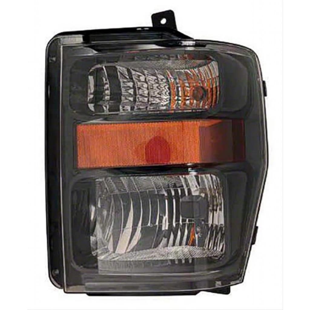 Left headlamp assembly composite new aftermarket replacement Ford F-250 Super Duty 2008-2010