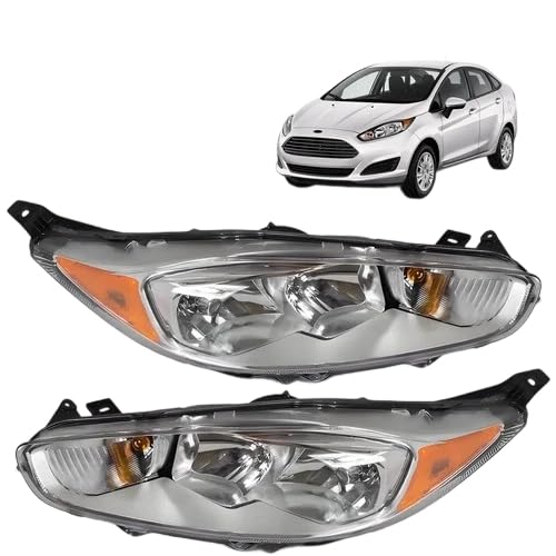 Left headlamp assembly composite used genuine OEM Ford Fiesta 2014-2016