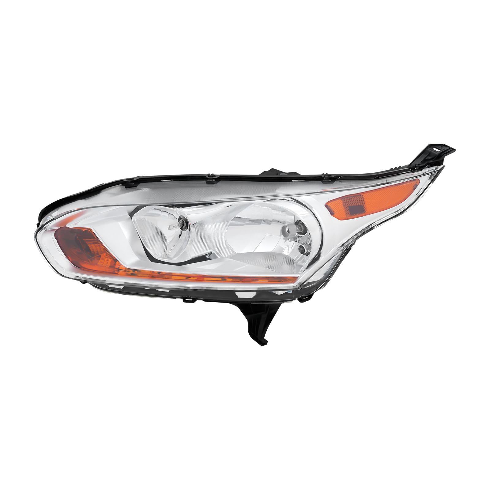 Left headlamp assembly composite new aftermarket replacement Ford Transit Connect 2014-2018
