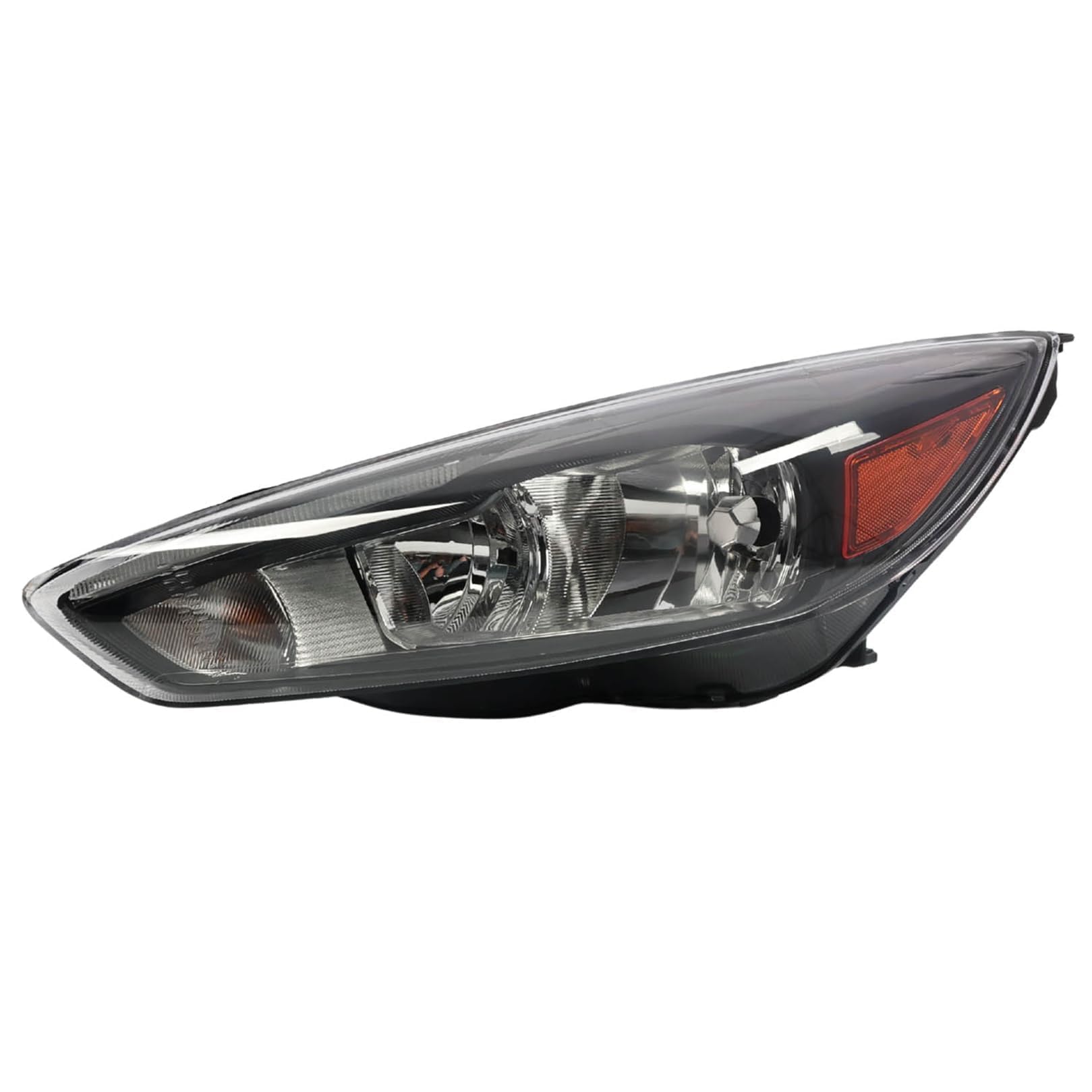 Left headlamp assembly composite new aftermarket replacement Ford Focus 2015-2018