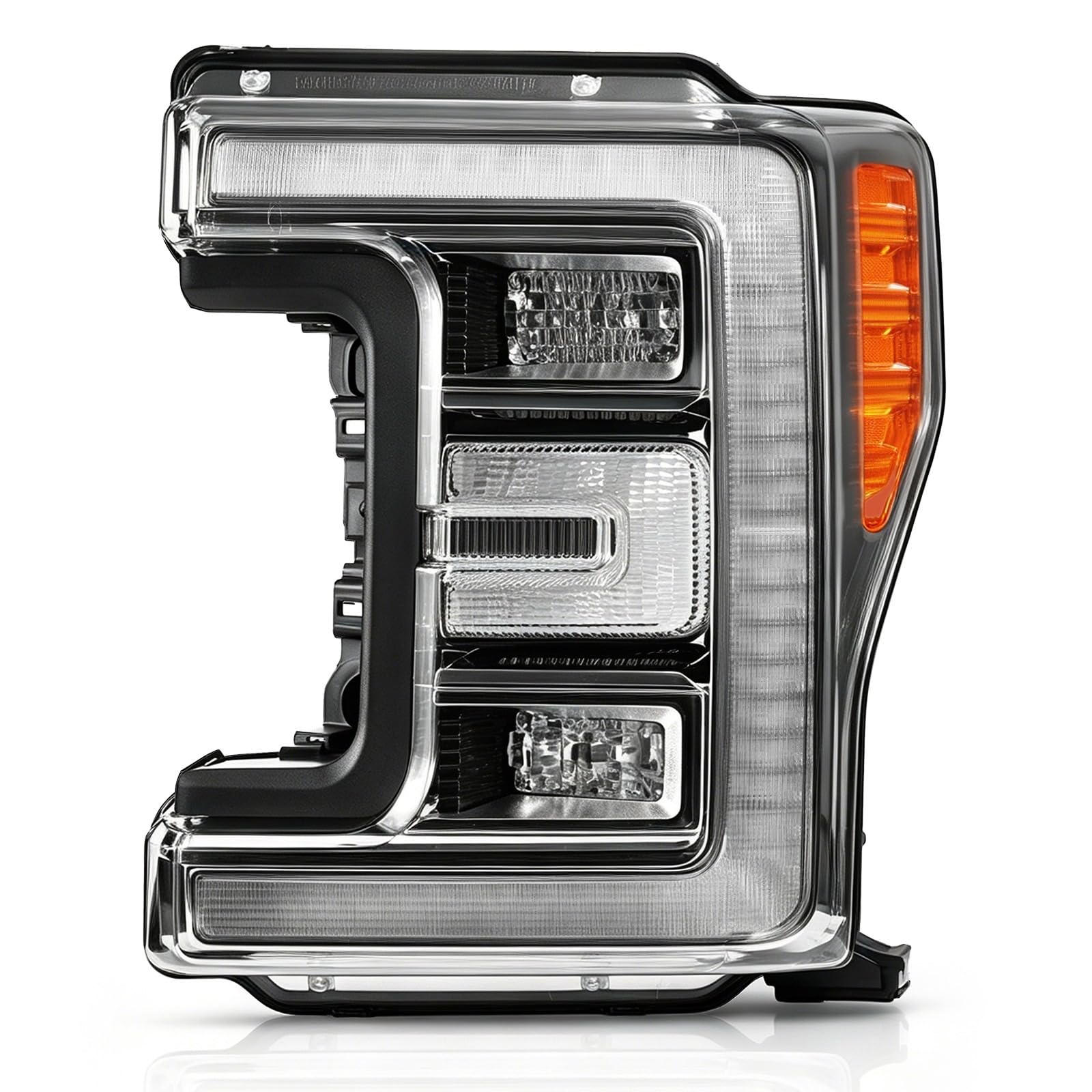 Left headlamp assembly composite new aftermarket replacement Ford F-250 Super Duty 2018-2019