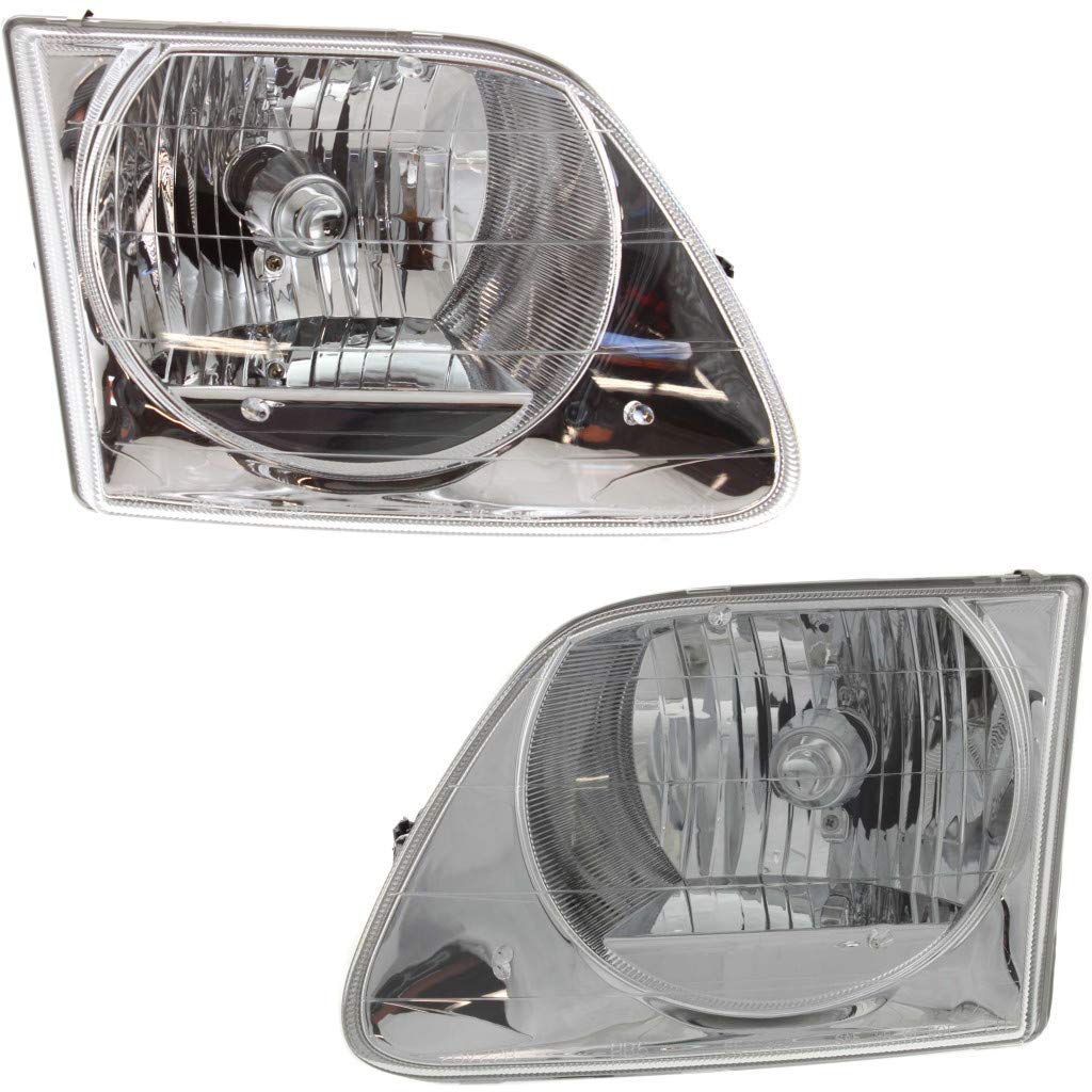 Right headlamp assembly composite new aftermarket replacement Ford F-150 2001-2003