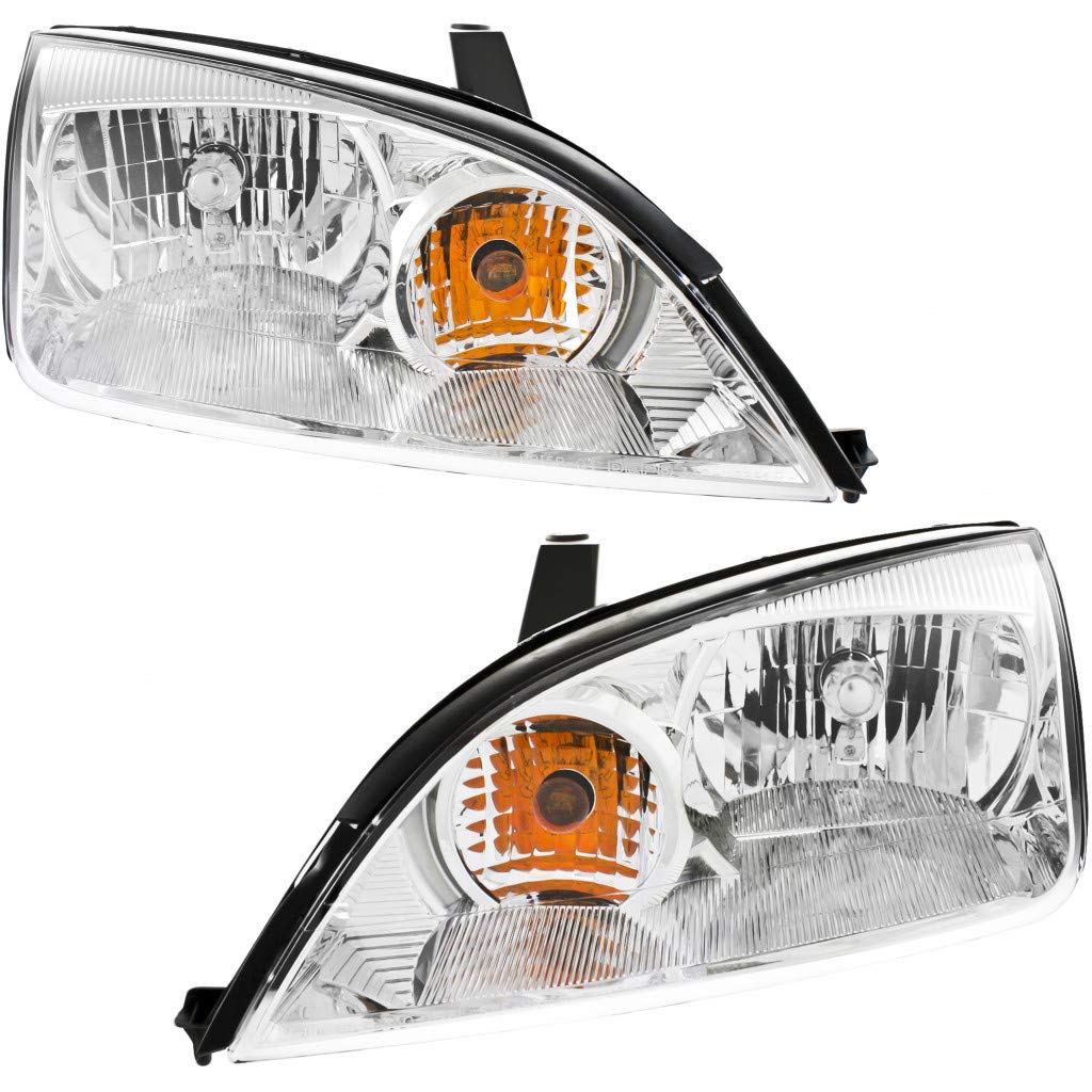 Right headlamp assembly composite new aftermarket replacement Ford Focus 2005-2007