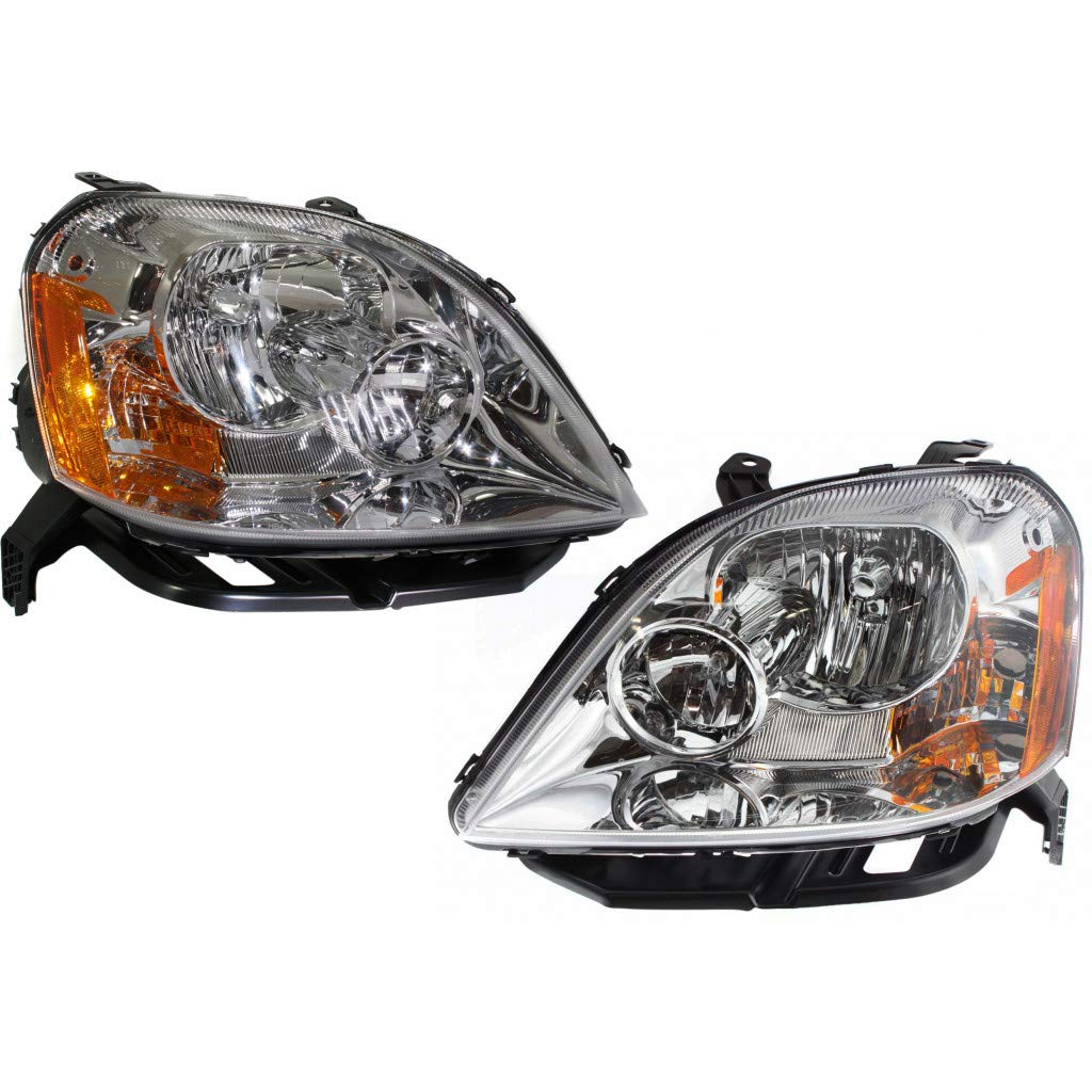 Right headlamp assembly composite new aftermarket replacement Ford Five Hundred 2005-2007
