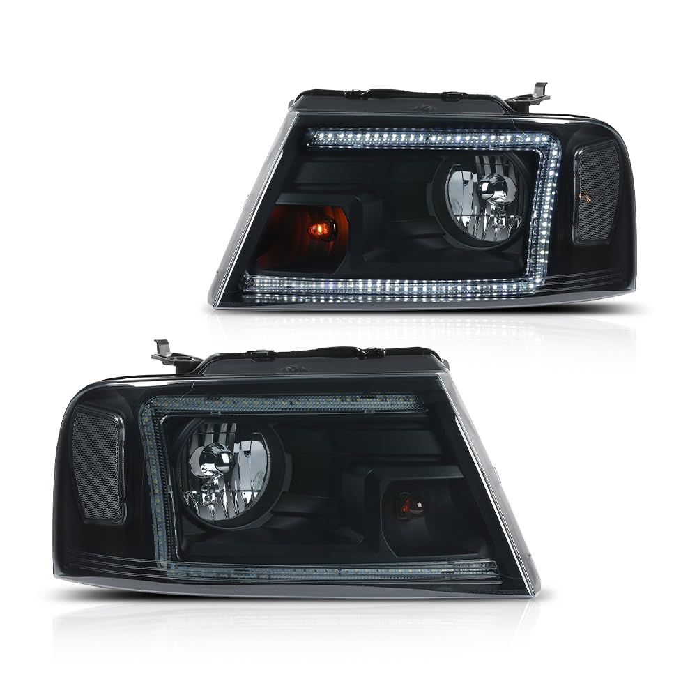 Right headlamp assembly composite new CAPA certified aftermarket Ford F-150 2006-2008