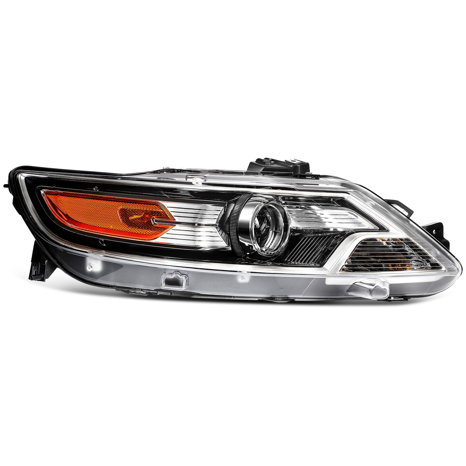 Right headlamp assembly composite new CAPA certified aftermarket Ford Taurus 2010-2012